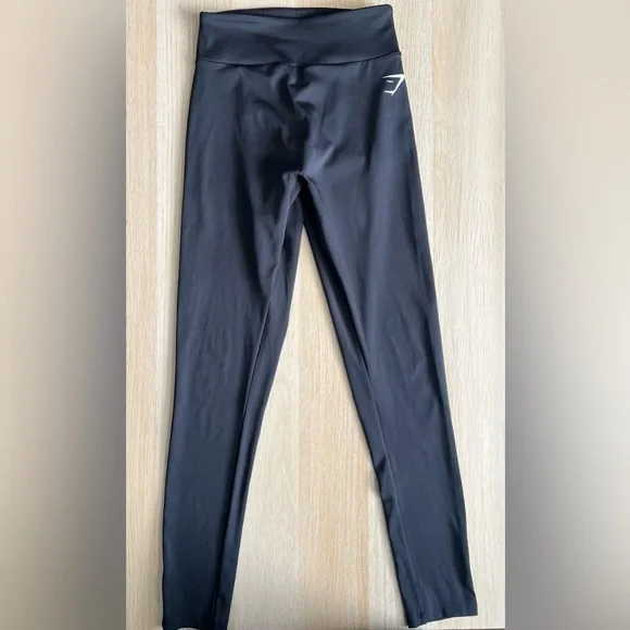 Gymshark Power Regular Leggings High Waisted Scrunch Black M - Picture 7 of 12